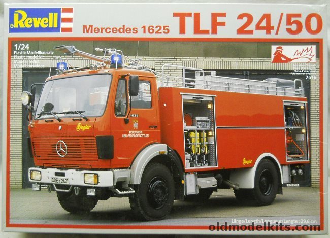 Revell 1/24 Mercedes 1625 TLF 24/50 Fire Truck, 7516 plastic model kit